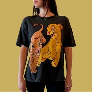 Zara + Disney Lion King T-Shirt Off Black Size S